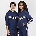 Nike Sportswear Club Big Kids' Full-Zip Knit Hoodie. Nike.com